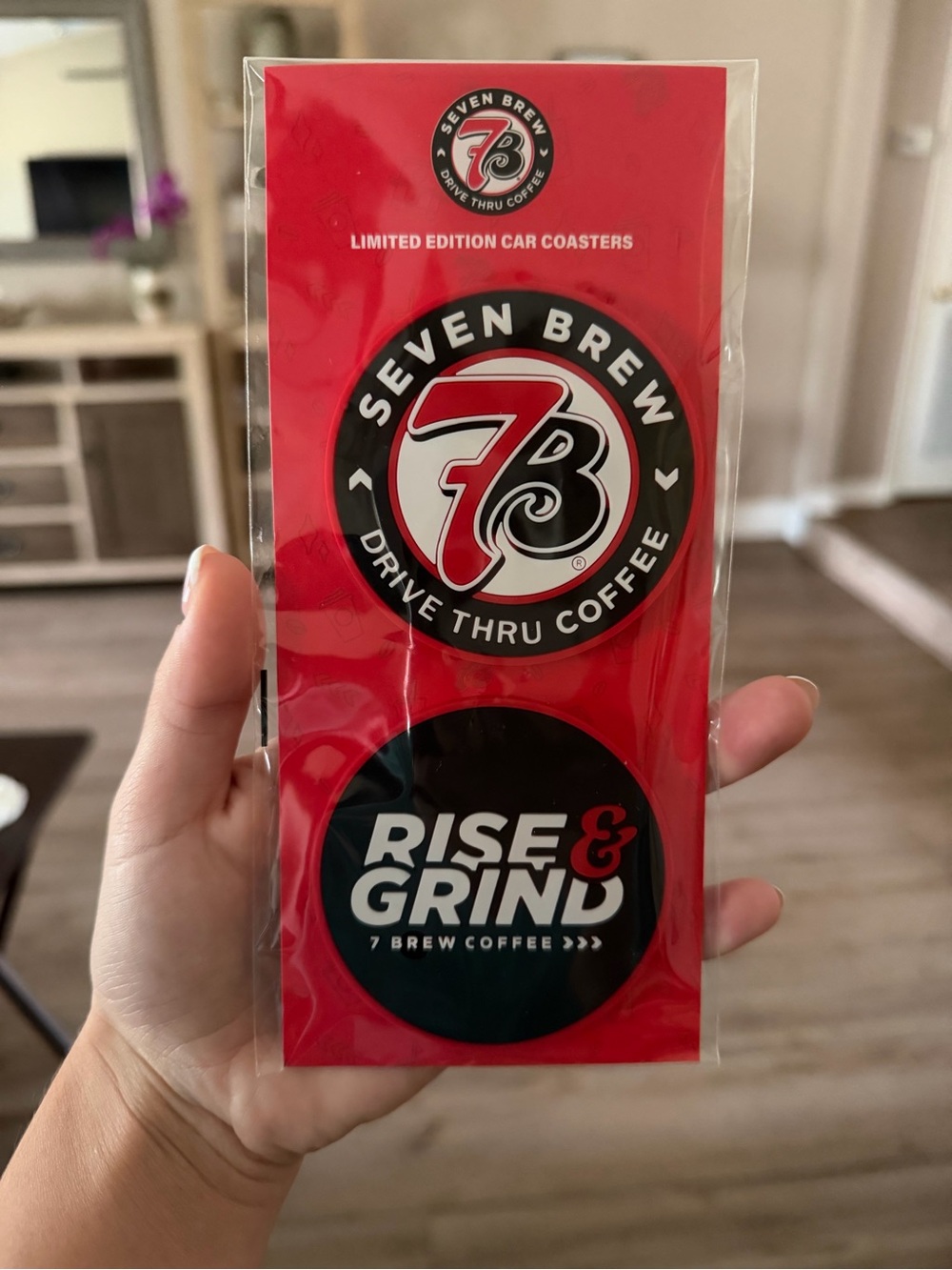 7 brew car coasters